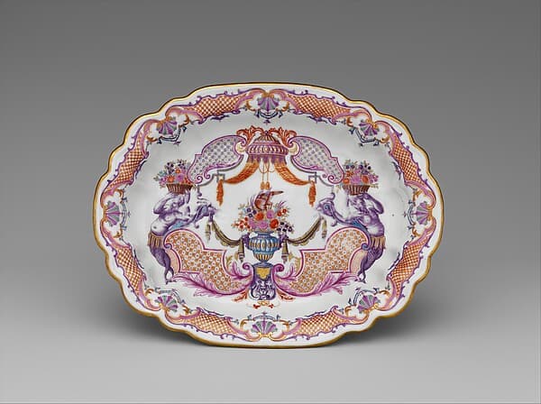 Stand for a small tureen, by Vienna