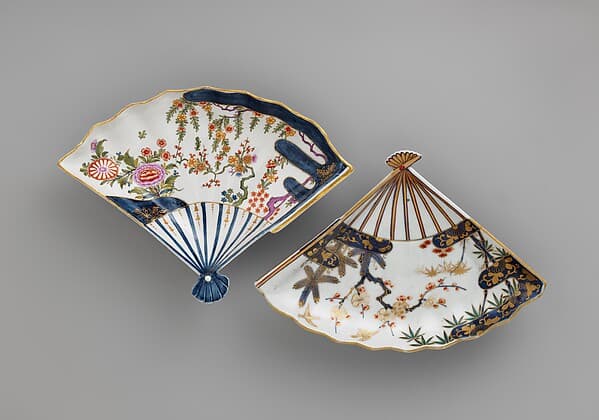 Fan-shaped dish, by Vienna