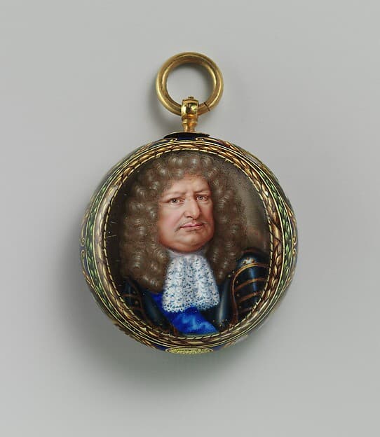 Watch with portrait of Friedrick Wilhelm, the Great Elector, by Johann G. Racine