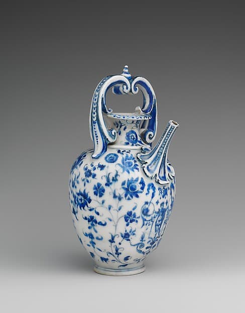 Ewer (Brocca), by Medici Porcelain Manufactory