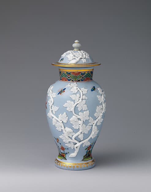 Vase (from a garniture of three), by Meissen Manufactory