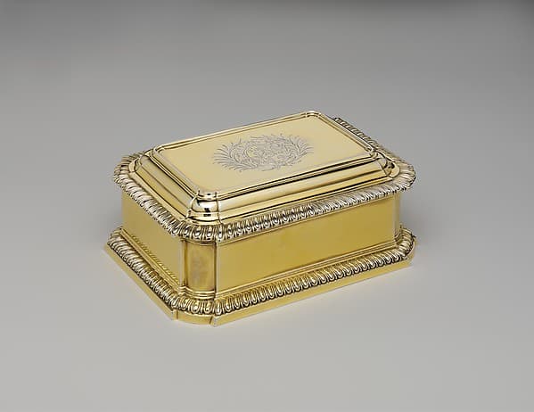 Box (one of a pair) (part of a set), by John Parker