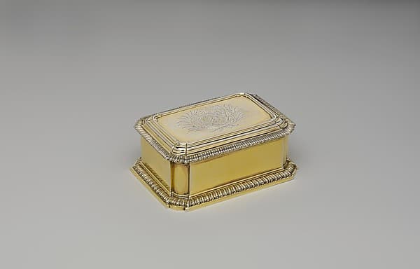Toilet box (one of a pair) (part of a set), by John Parker