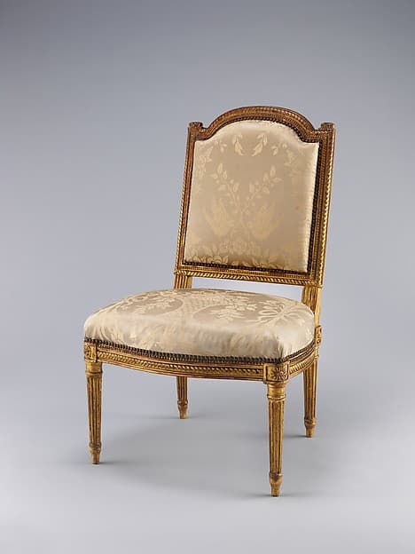 Side chair (Chaise à la reine) (part of a set), by Jean Baptiste Boulard