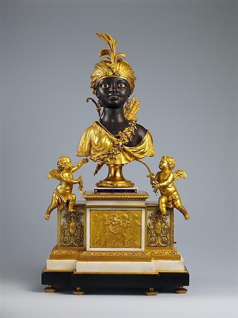 Mantel clock with musical movement, by Jean-Baptiste-André Furet