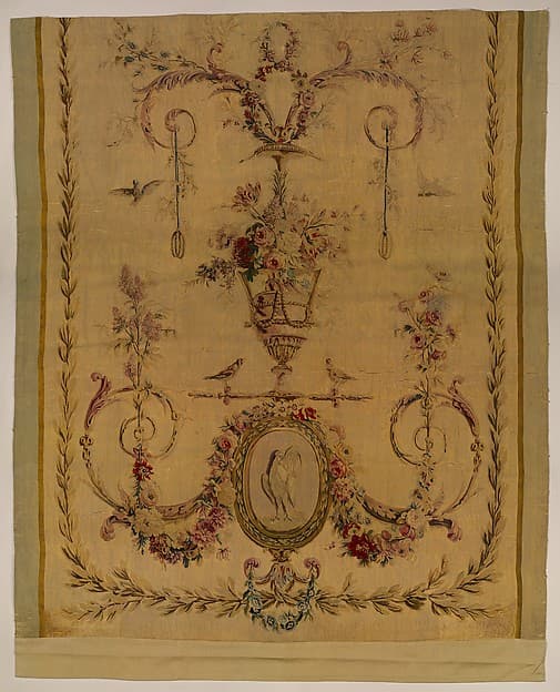 Back panel for a bed (Lit à la duchesse en impériale), by Beauvais
