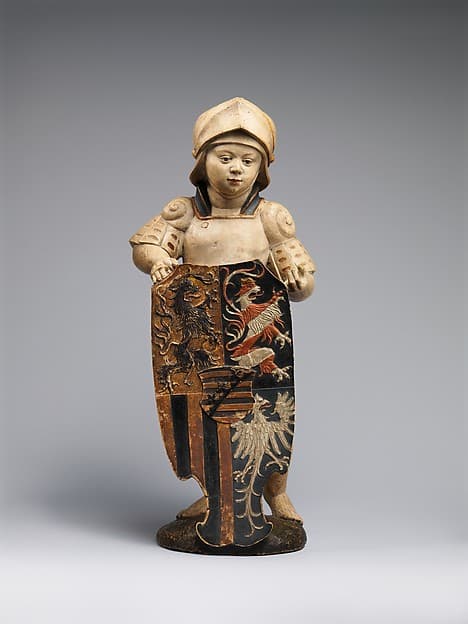 Shield Bearer with the Ducal Arms of Saxony, by Hans Daucher