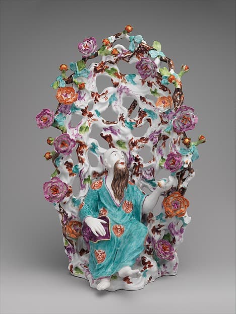 Chinese man in an arbor, by Meissen Manufactory