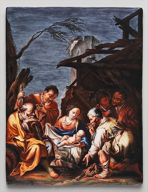 Adoration of the Shepherds, by Adam Friedrich von Löwenfinck