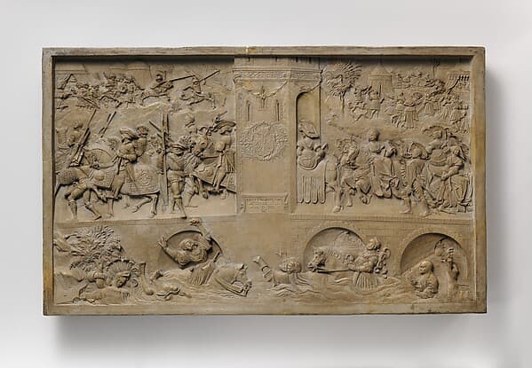 Allegory of Virtues and Vices at the Court of Charles V, by Hans Daucher