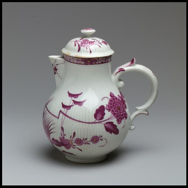 Milk jug with cover, by Zurich Pottery and Porcelain Factory