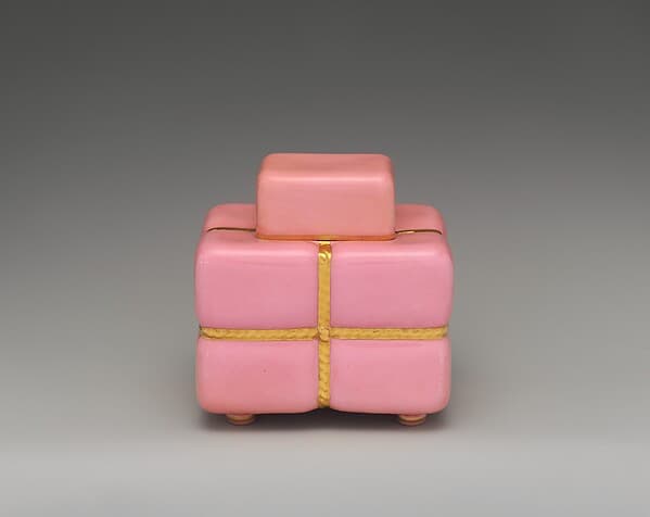 Tea caddy with cover, by Christopher Dresser