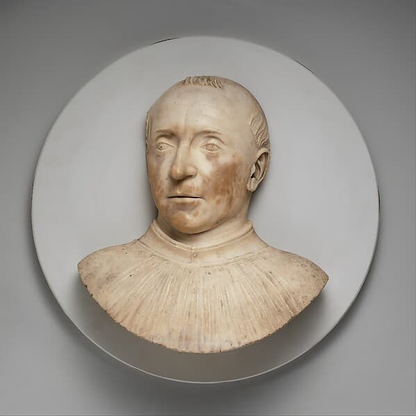 Cardinal Guillaume d'Estouteville (1403–1483), Bishop of Ostia and Cardinal Archbishop of Rouen, by Mino da Fiesole (Mino di Giovanni)
