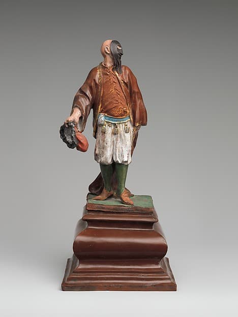 Brighella on a pedestal, by Meissen Manufactory