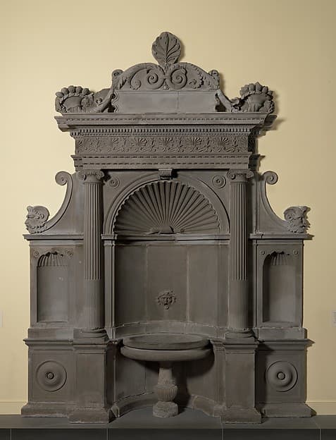 Wall fountain, by Simone Mosca