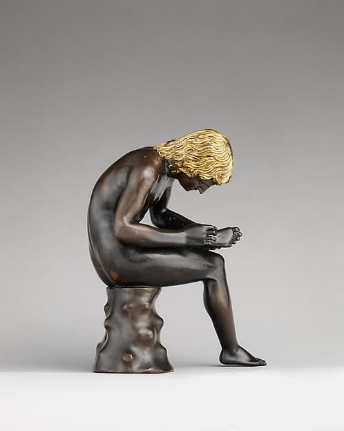 Spinario (boy pulling a thorn from his foot), by Antico (Pier Jacopo Alari Bonacolsi)