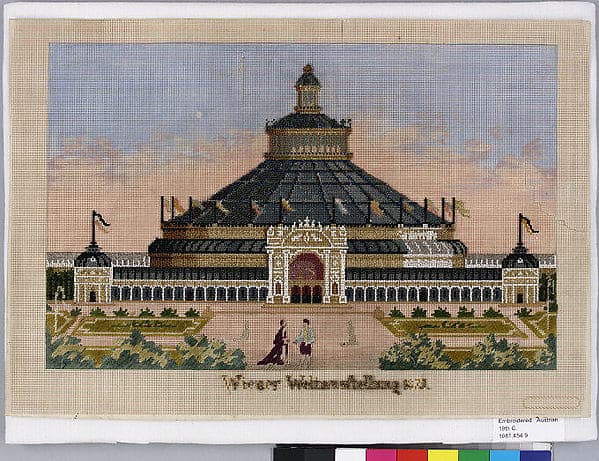 Embroidered picture