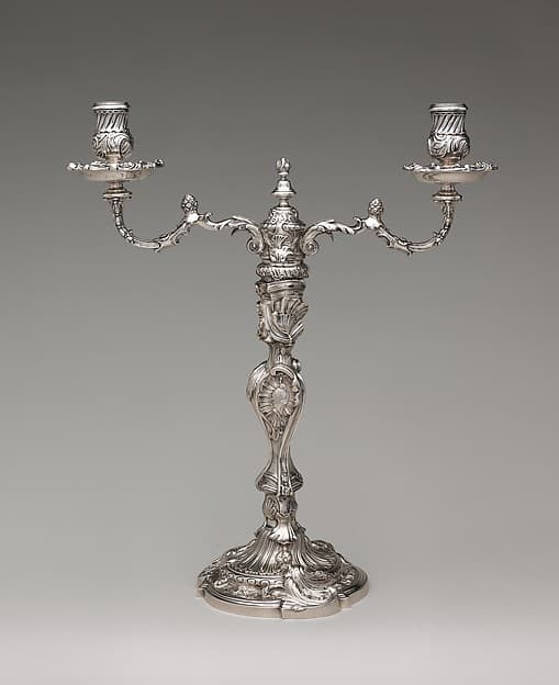 Candelabrum (one of a pair), by David Willaume II
