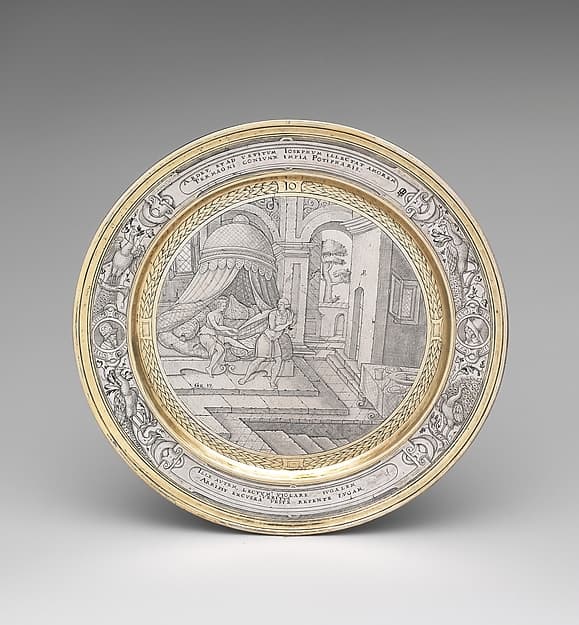 Joseph and Potiphar's wife, by P.M.