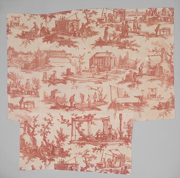Les travaux de la manufacture, by Jean-Baptiste Huet I