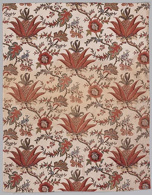 Floral print, by Oberkampf Manufactory