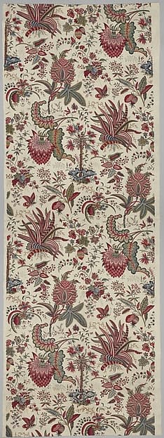 Fleurs Tropicales et Palmiers (Tropical Flowers and Palm Trees), by Oberkampf Manufactory