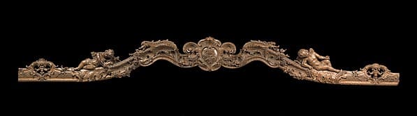 Crest rail of a settee, by François Roumier