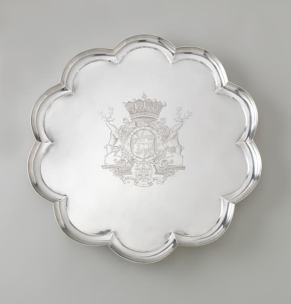 Decafoil salver, by David Willaume I