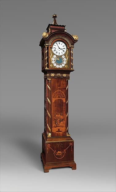 Longcase clock, by Hermann Achenbach