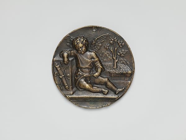 Sleeping Amor, by Pseudo Francesco Antonio da Brescia