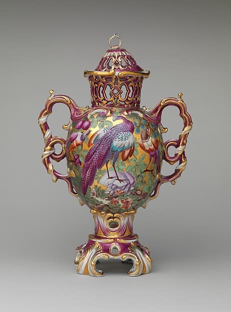 Perfume vase, by Chelsea Porcelain Manufactory