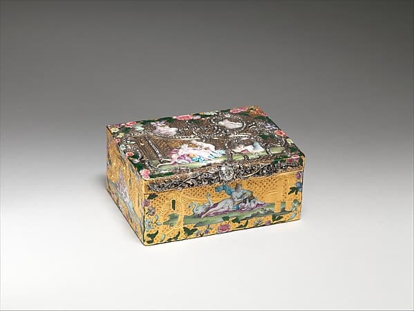 Snuffbox with portrait of Frederick the Great (1712–1786), King of Prussia, by Daniel Baudesson