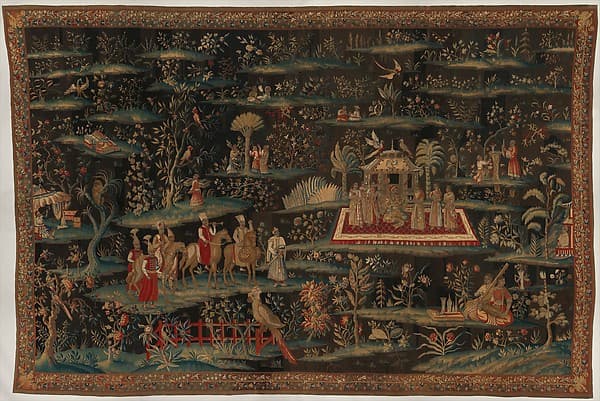 The Concert from a set of Tapestries "After the Indian Manner", by John Vanderbank