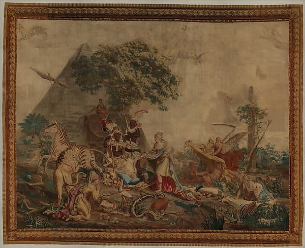 Africa from a set of The Four Continents, by Jean Jacques François Le Barbier