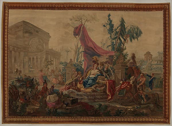 Asia from a set of The Four Continents, by Jean Jacques François Le Barbier