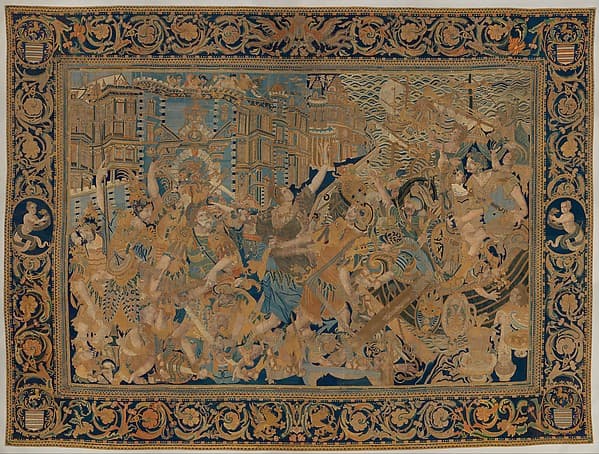 The Abduction of Helen from a set of The Story of Troy, by Bernard Salomon