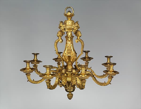 Eight-light chandelier, by André Charles Boulle