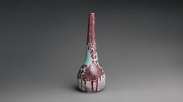 Bottle vase, by Ernest Chaplet