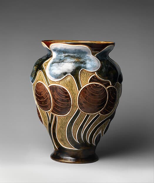 Vase, by Doulton Manufactory