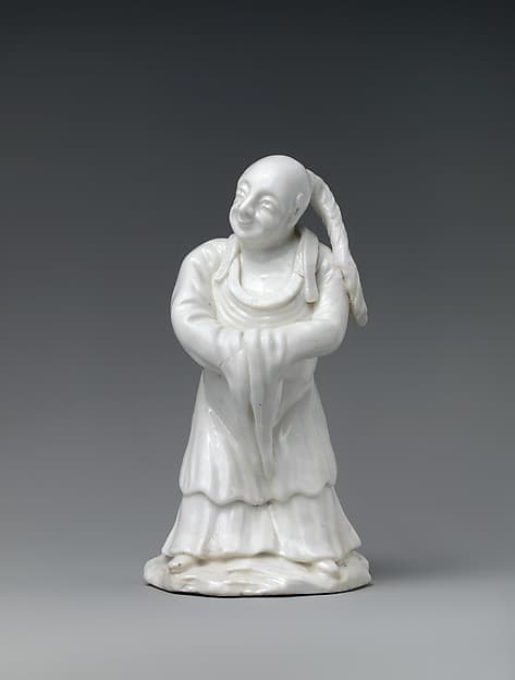 Figure of a Chinese man, by Saint-Cloud factory