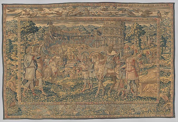 The Colosseum from a set of The Wonders of the World, by Maarten van Heemskerck