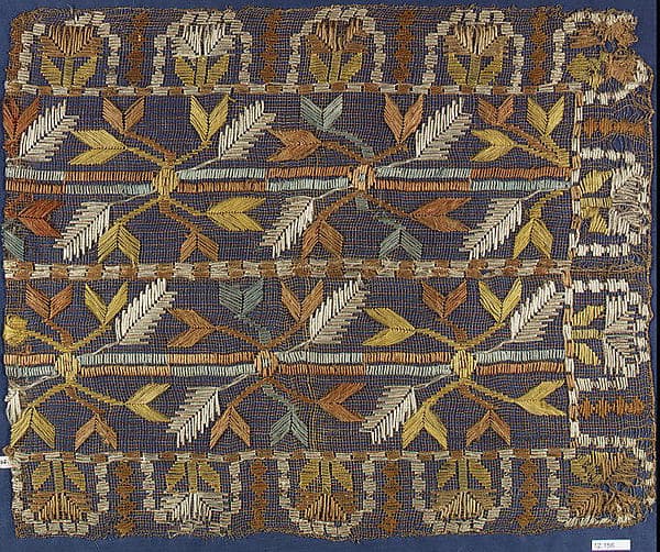 End of a scarf