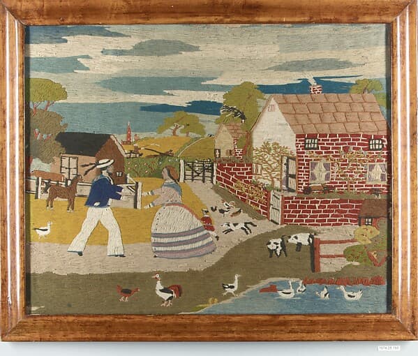 Embroidered picture