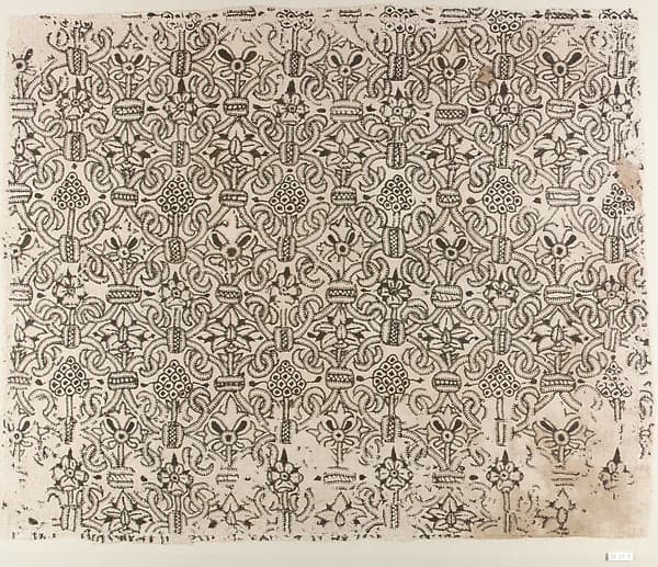 Panel of blackwork