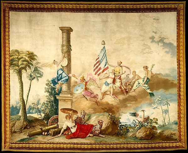 America from a set of The Four Continents, by Jean Jacques François Le Barbier