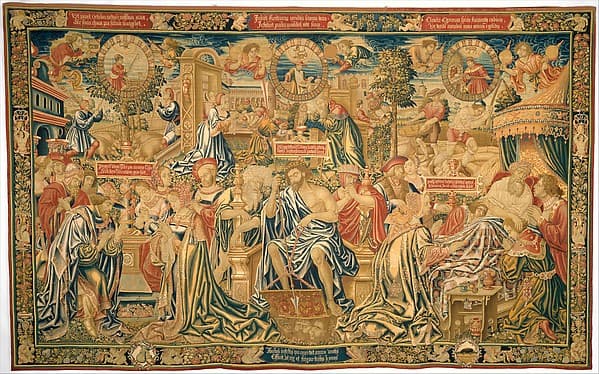 The Twelve Ages of a Man: The Last Three Ages (54-72), or Winter, by Bernard van Orley