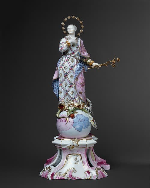 Virgin of the Immaculate Conception, by Fulda Pottery and Porcelain Manufactory