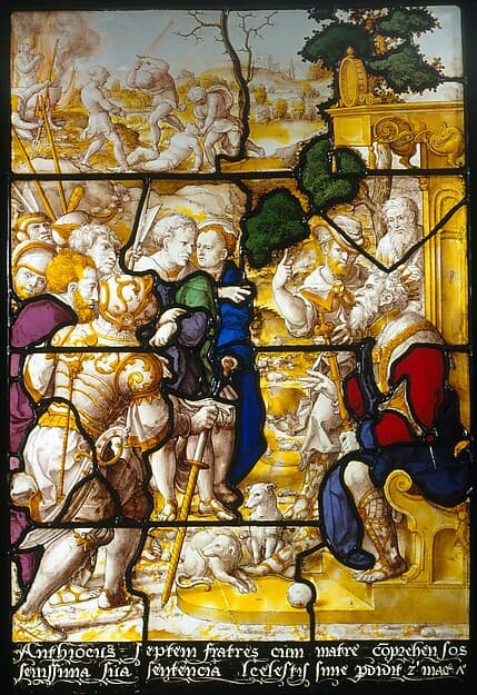 Martyrdom of the Seven Maccabee Brothers and Their Mother, by Dirck Vellert