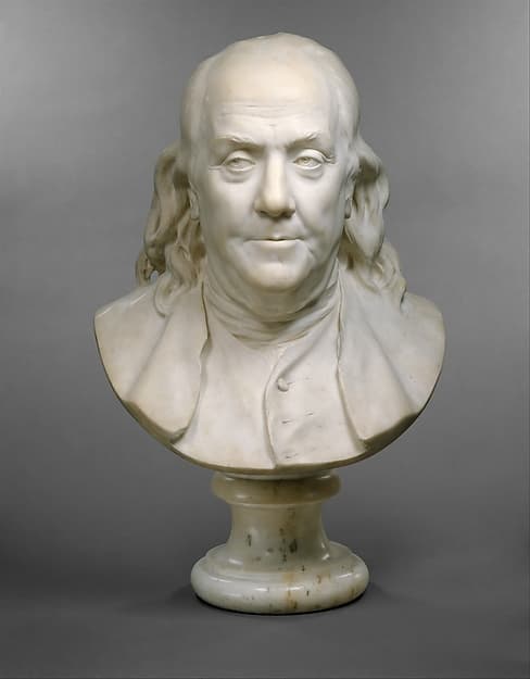 Benjamin Franklin (1706–1790), by Jean Antoine Houdon