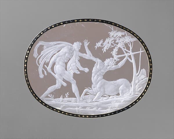 Hercules and Nessus, by Annibale Fontana